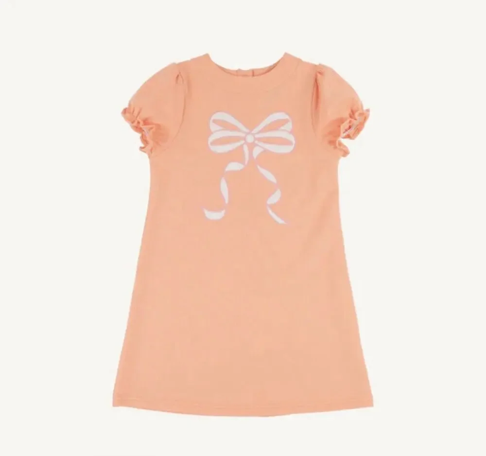 Beaufort Bonnet Short Sleeve Eliza's Applique Dress 2T